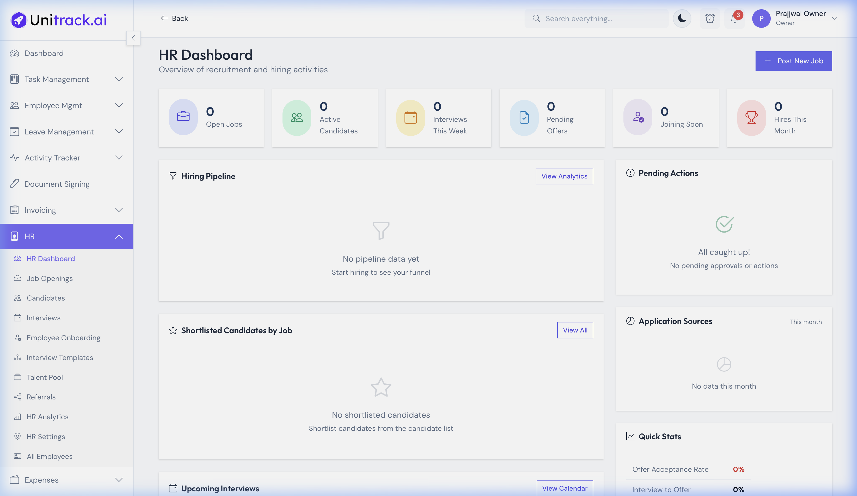 HR Dashboard
