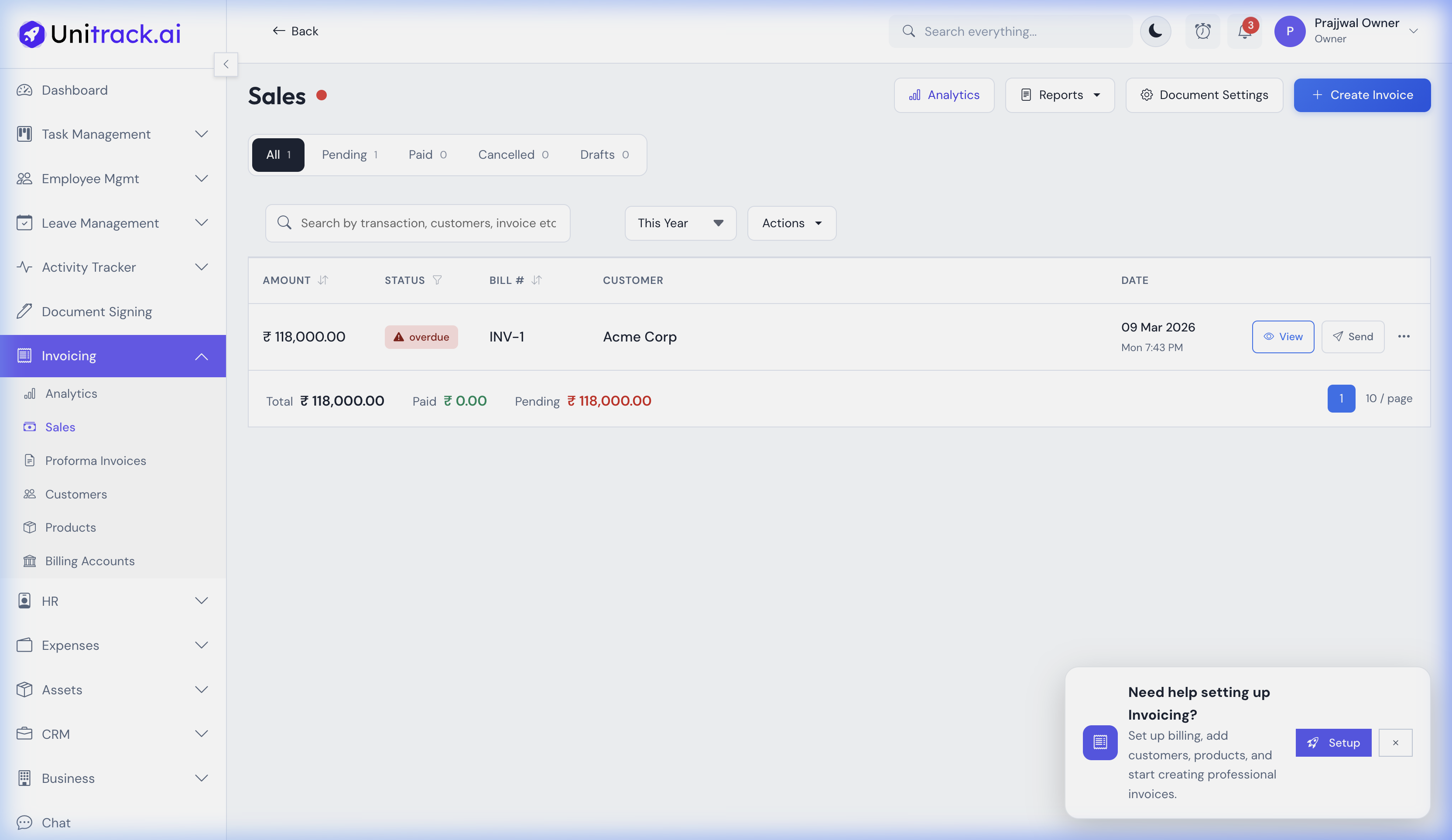 Sales Dashboard